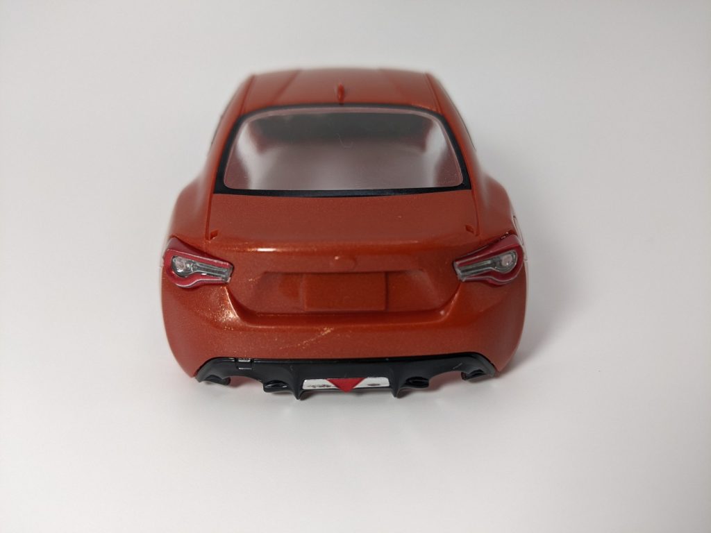 楽プラ８６にテールランプを取り付けたところの画像