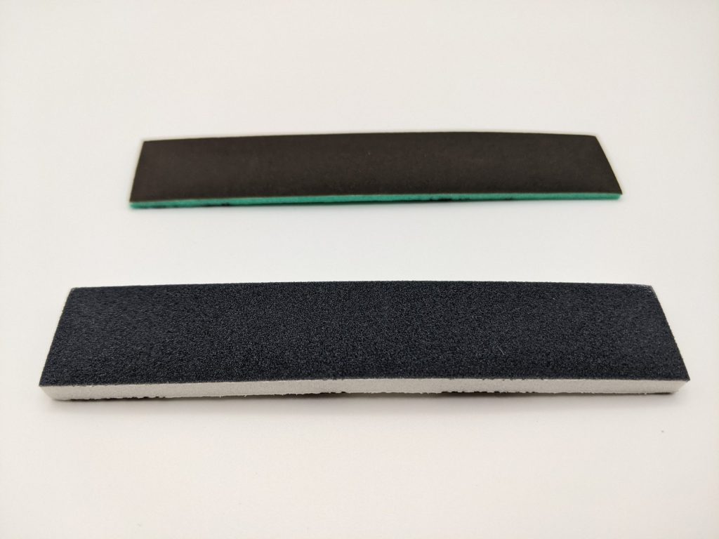 神ヤス600番2ｍｍと2000番5ミリの比較画像（表）