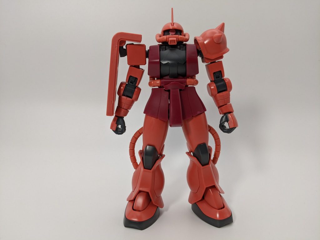 HGシャア専用ザク2の本体完成画像